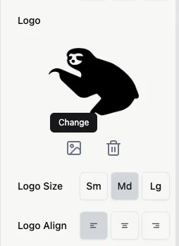 Change logo