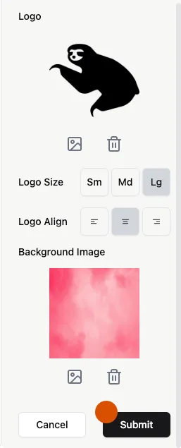 Logo submit changes