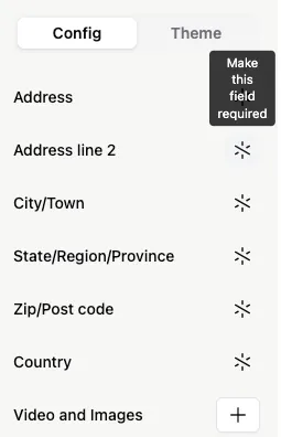 Make a field required
